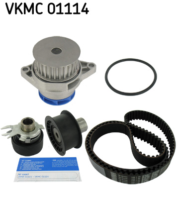 SKF VKMC 01114 Pompa acqua + Kit cinghie dentate